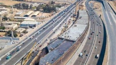 غلق محور حسب الله الكفراوي اتجاه الأوتوستراد