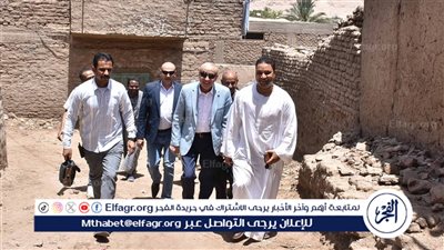 محافظ الأقصر يتفقد كوم البعيرات ويوجه بدراسة التربة لحماية الأرواح والمباني