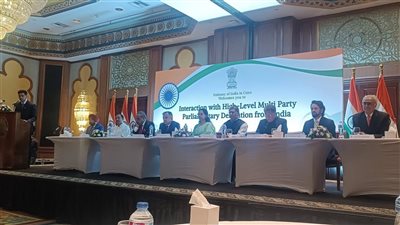 من القاهرة.. الوفد البرلماني الهندي: لا نشارك إسرائيل في حرب الإبادة بغزة