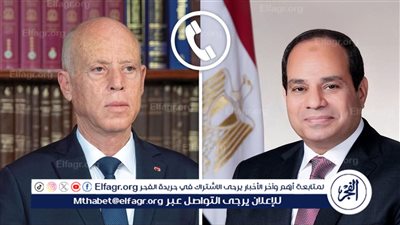 السيسي يتلقى تهنئة عيد الأضحى من الرئيس التونسي قيس سعيد.. وتأكيد على الروابط الأخوية بين البلدين