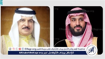 ولي العهد يتلقى اتصالًا هاتفيًا من ملك البحرين هنأه فيه بعيد الأضحى المبارك