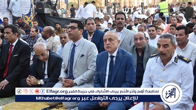 محافظ الأقصر يؤدى صلاة عيد الأضحى المبارك بساحة سيدي أبو الحجاج وسط آلاف المصلين