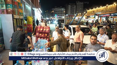 سكرتير عام مطروح يقود حملة مرورية على الكورنيش الجديد
