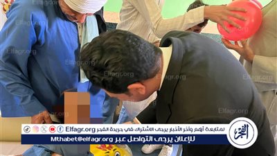نائب محافظ سوهاج يشارك الأطفال فرحتهم بعيد الأضحى بمركز الأورام 