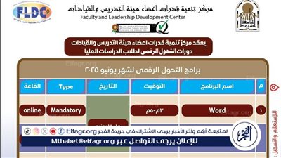 جامعة أسيوط تعلن عن دورات للتحول الرقمي لطلاب الدراسات العليا