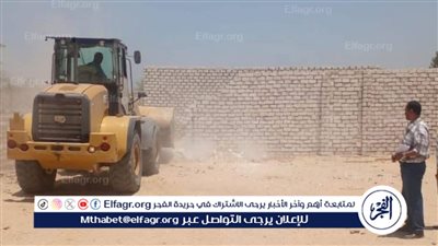 في ثالث أيام العيد.. إزالة 6 حالات تعدٍ على أملاك الدولة بالغربى بهجورة بمساحة 1775 مترًا