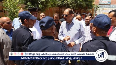 محافظ سوهاج يتفقد تجهيزات لجان امتحانات الثانوية العامة واستراحات الملاحظين