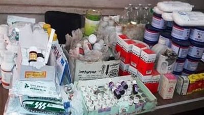 ضبط 70 عبوة أدوية بيطرية منتهية الصلاحية ومجهولة المصدر بالغربية