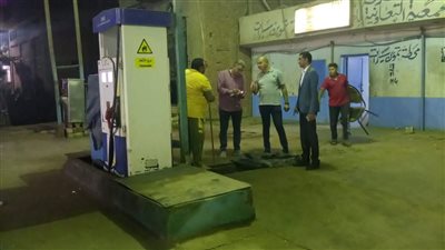 تموين الغربية يضبط محطة وقود تتلاعب في 8130 لتر سولار مدعم بكفر الزيات