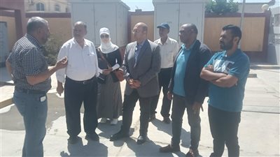 نائب محافظ الجيزة يتفقد التجهيزات النهائية بمحطة رفع الصرف الصحي بقرية الفهميين