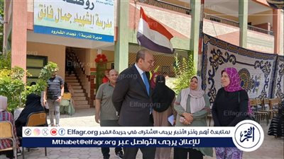 وكيل صحة الدقهلية يتفقد “من بدري أمان” بمدرسة الشهيد جمال فائق بأجا