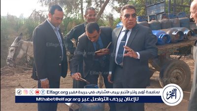 الميزان لا يزال في شنطة السيارة.. محافظ الدقهلية يستوقف نقل محملة بأنابيب الغاز للتأكد من وزنها