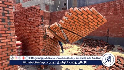 إزالة دور عاشر مخالف وبروز بعقار أخر بحملة مكبرة بغرب المنصورة