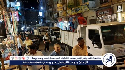 إزالة 638 حالة إشغال طريق في مدينة دمنهور بالبحيرة (صور)