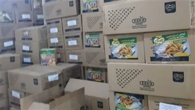 ضبط كميات كبيرة من المواد الغذائية مجهولة المصدر في حملة تموينية مكبرة بطنطا