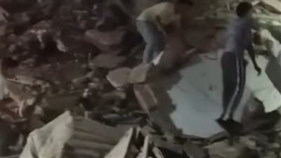 عاجل.. اللقطات الأولى لعقار السيدة زينب المنهار