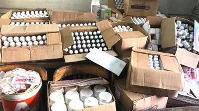 مصادرة 388 عبوة أدوية بيطرية منتهية الصلاحية ومجهولة المصدر بالغربية