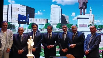 محافظ الجيزة يشارك في فعاليات الاعلان عن مشروع إقامة تمثال يخلّد مسيرة الدكتور مجدي يعقوب