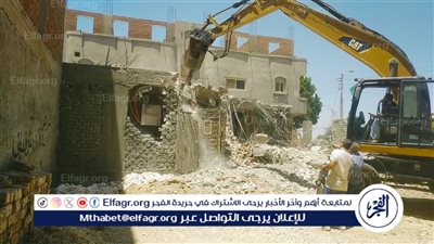 إزالة 28 حالة تعدي بقرى 5 مراكز فى أسيوط 