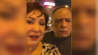 حقيقة صورة الزعيم عادل إمام برفقة لبلبة