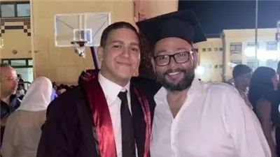 بكلمات مؤثرة.. أحمد رزق يحتفل بتخرج نجله 