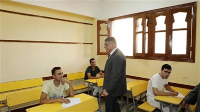 محافظ الجيزة يتابع سير إمتحانات شهادة الثانوية الأزهرية بمعهد كرداسة