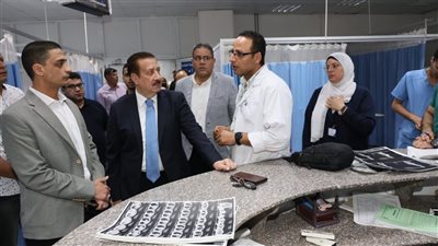  محافظ المنوفية يزور مصابي حادث الإقليمي للاطمئنان على جودة الخدمات الطبية المقدمة