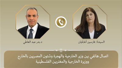 وزير الخارجية والهجرة يجرى اتصالًا هاتفيًا مع وزيرة الخارجية والمغتربين الفلسطينية