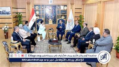 رئيس جامعة المنصورة يستقبل نائب وزير الصحة لبحث التعاون في تنفيذ الخطة العاجلة للسكان والتنمية