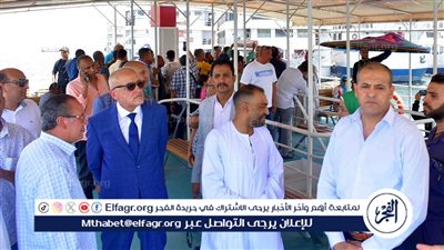 محافظ الأقصر: تشغيل معديتين جديدتين لخدمة المواطنين والسائحين ويشهد الرحلة الأولى وسط الأهالى