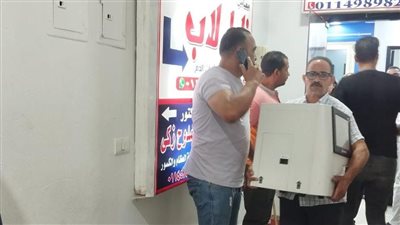 العلاج الحر بالجيزة يغلق معمل تحاليل غير مرخص في الحوامدية