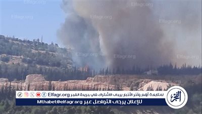 عاجل.. حريق كبير وتصاعد أعمدة الدخان في المنطقة المحيطة بقصر الشعب بدمشق