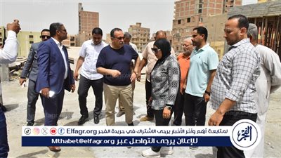 محافظ أسيوط يتفقد سير العمل بمشروع السوق الحضاري بمدينة أبنوب