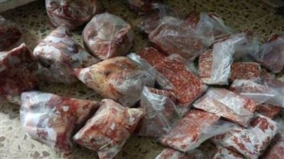 ضبط 261 كيلو أغذية غير صالحة للاستهلاك الأدمى ومجهولة البيانات بالغربية