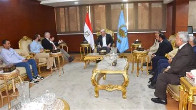 محافظ الغربية يترأس اجتماع بدء تنفيذ أكبر محطة معالجة صرف صحي بالدلتـا