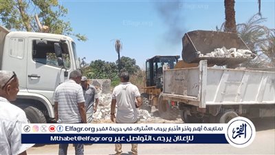إزالة 24 حالة تعدي على أراضي زراعية وأملاك دولة فى أسيوط 