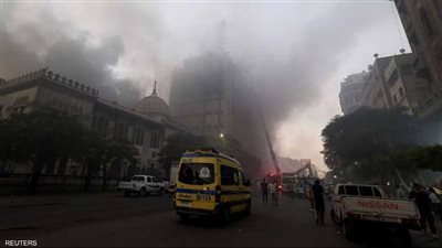 أحمد موسى يعرض أول فيديو وصور من داخل سنترال رمسيس بعد الحريق (فيدي)