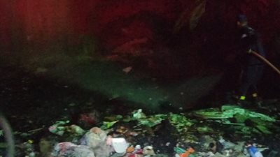 السيطرة على حريق في مخلفات بقطعة أرض بالقليوبية 