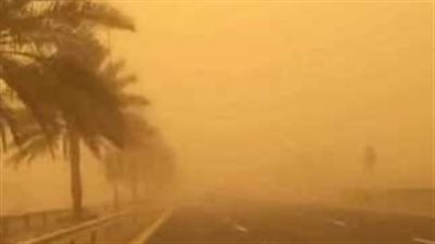 عاصفة ترابية بأسوان ورفع درجة الإستعداد القصوى وإغلاق حركة الملاحة الجوية والنهرية 