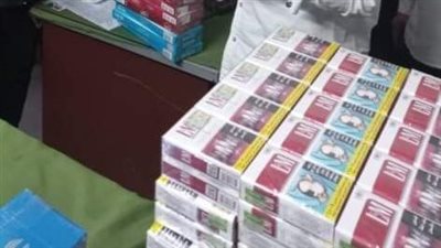 ضبط 21 تاجر سجائر جملة وقطاعى بالغربية يقومون بالبيع بأعلى من التسعيرة