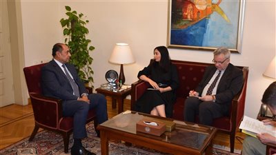 السفير حسام زكي يستقبل وزيرة التعاون الاقتصادي الألمانية