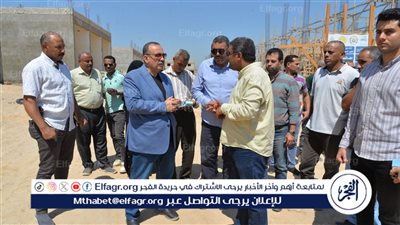 محافظ أسيوط يتفقد أعمال إنشاء سوق الجملة الجديد للخضار والفاكهة بالكوم الأحمر بالبداري 