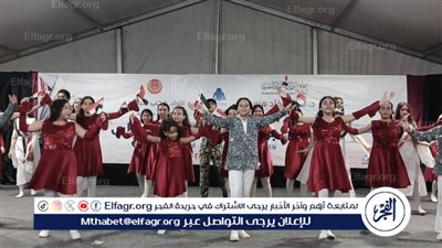 استعراضات مبهجة لأطفال بورسعيد في المعرض الثامن للكتاب