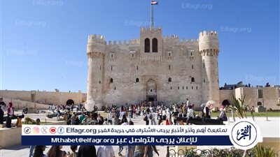 إقبال جماهيري على آثار الإسكندرية احتفالًا بالعيد القومي الـ73