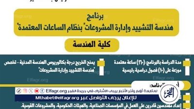 برنامج التشييد بهندسة أسيوط يؤهل الطلاب لسوق العمل الحديث