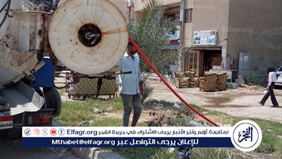 رئيس مياه القناة: تكثيف تطهير شبكات الصرف الصحي بمساكن مبارك