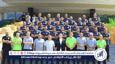 أبو زهرة يتفقد معسكر الحكام وينقل رسالة أبو ريدة