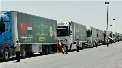 «بيت الزكاة والصدقات»يعلن دخول قافلة الإغاثية الحادية عشرة إلى أهالينا في غزة