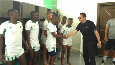 محمد سلامة يدعم الاتحاد السكندرى قبل لقاء مودرن سبورت