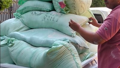 خلال 24 ساعة.. ضبط 9 طن دقيق أبيض وبلدى مدعم